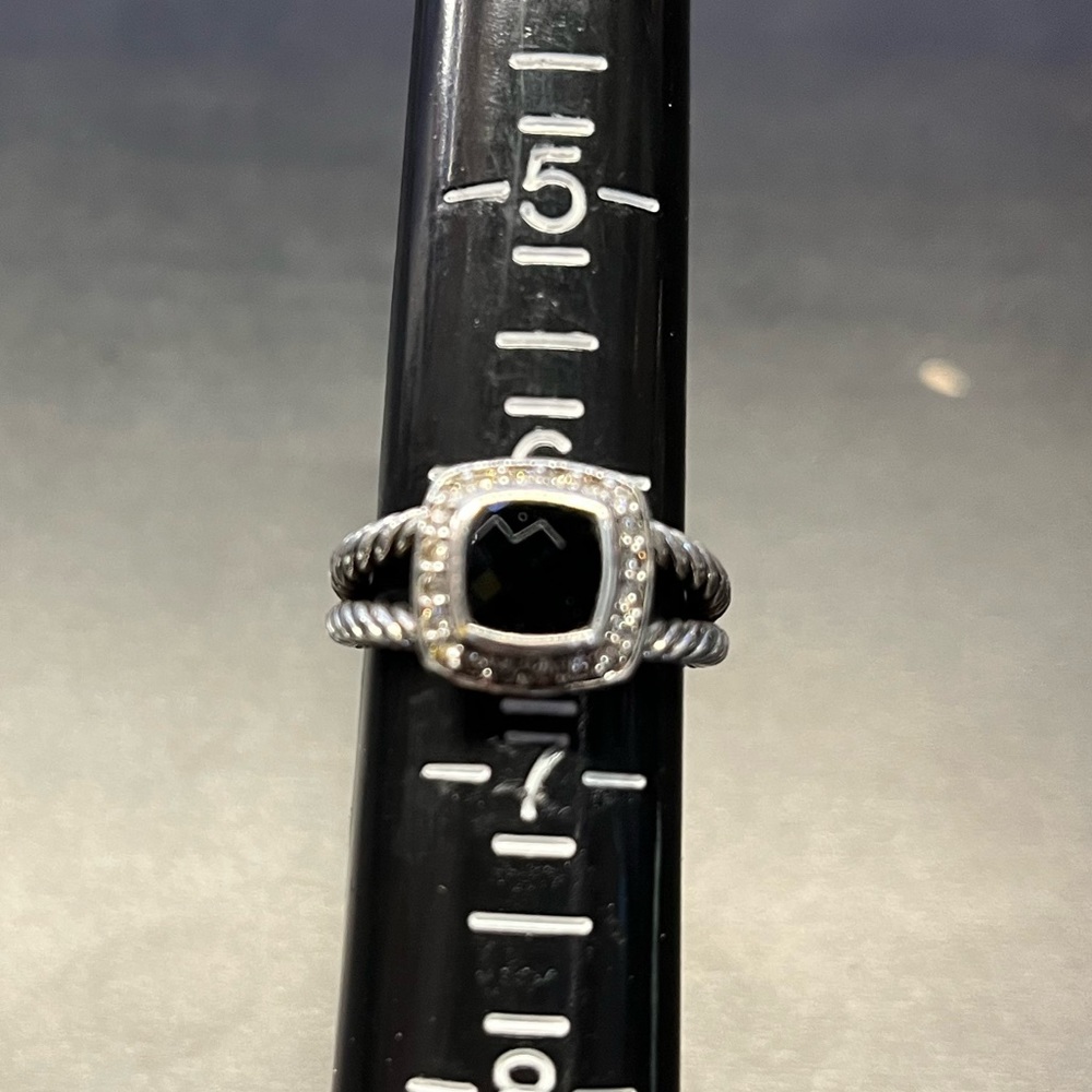 David Yurman Albion Petite Black Onyx Ring